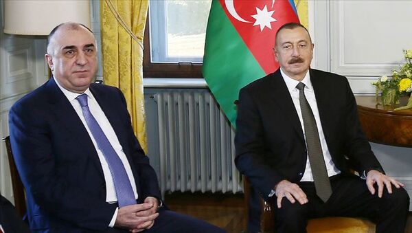 Elmar Memedyarov, İlham Aliyev - Sputnik Türkiye
