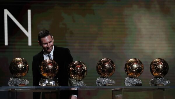  Lionel Messi, Ballon d'Or ödülü - Sputnik Türkiye