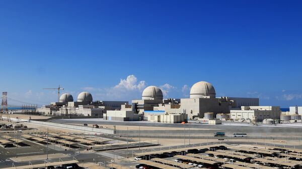 Birleşik Arap Emirlikleri'nde (BAE) ve Arap Yarımadası’nda ilk nükleer santral olan Baraka Nükleer Enerji Santrali - Sputnik Türkiye