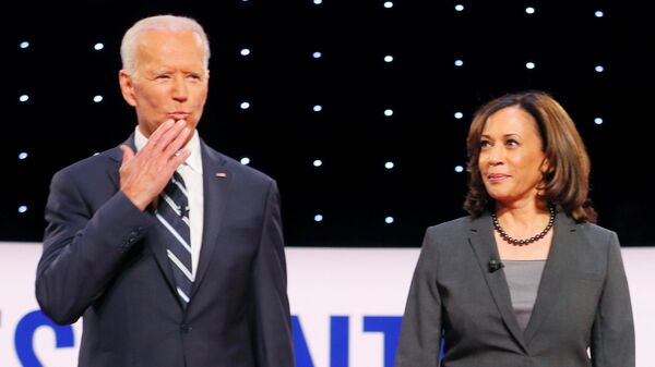 ABD'de Demokrat Parti'nin başkan adayı Joe Biden ve Kamala Harris - Sputnik Türkiye
