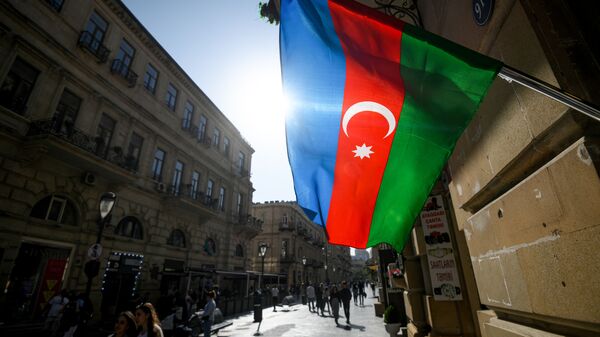Azerbaycan bayrağı - Bakü  - Sputnik Türkiye