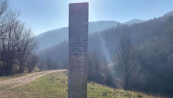 Romanya'daki bulunan monolit - Sputnik Türkiye