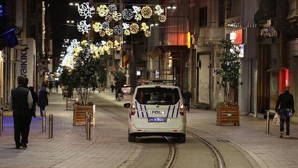 Taksim, sokağa çıkma kısıtlaması - Sputnik Türkiye