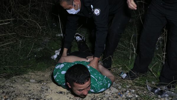 Polisin dur ihtarına uymayan sürücü, kaçarken tarlaya düştü - Sputnik Türkiye