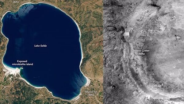 NASA için Salda'da araştırma yapan Prof. Dr. Balcı: Bu göl, Mars'ın 3.5 milyar yıl önceki halini gösteriyor olabilir - Sputnik Türkiye