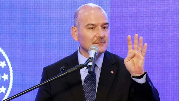 İçişleri Bakanı Süleyman Soylu, Kızılcahamam'da bir otelde düzenlenen Asayiş Müdürleri Değerlendirme Toplantısına katıldı. - Sputnik Türkiye