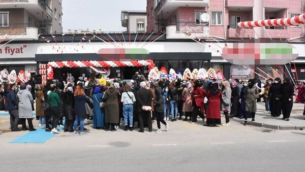 Sivas, market açılışı, sosyal mesafe - Sputnik Türkiye