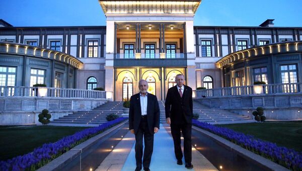 Cumhurbaşkanı Erdoğan ile Oğuzhan Asiltürk bir araya geldi - Sputnik Türkiye