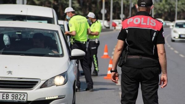 Polis, denetim, trafik polisi, İzmir - Sputnik Türkiye