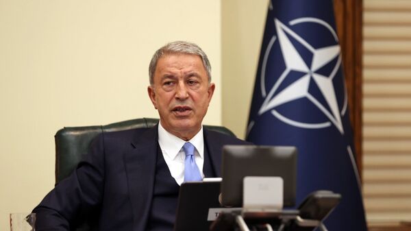 Milli Savunma Bakanı Hulusi Akar, NATO Savunma Bakanları Toplantısı'nda - Sputnik Türkiye
