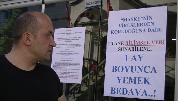 35 maske cezası olan Erkan Cinbir-Zonguldak - Sputnik Türkiye