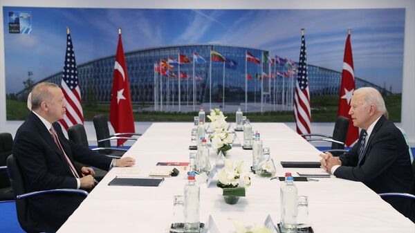 Erdoğan Biden görüşmesinde Türkiye'nin Terörle Mücadelesi kitabı da masadaydı - Sputnik Türkiye