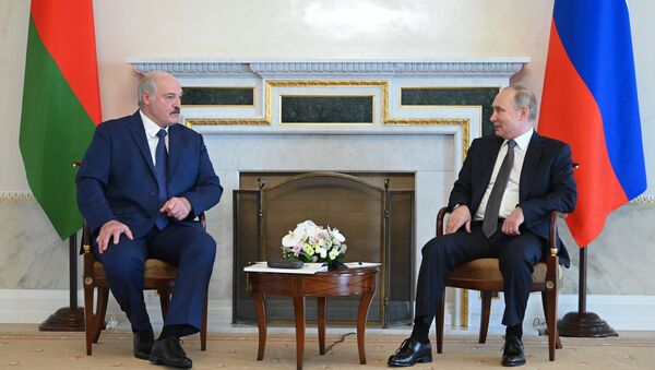 Aleksandr Lukaşenko - Vladimir Putin - Sputnik Türkiye