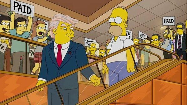 The Simpsons, Trump - Sputnik Türkiye
