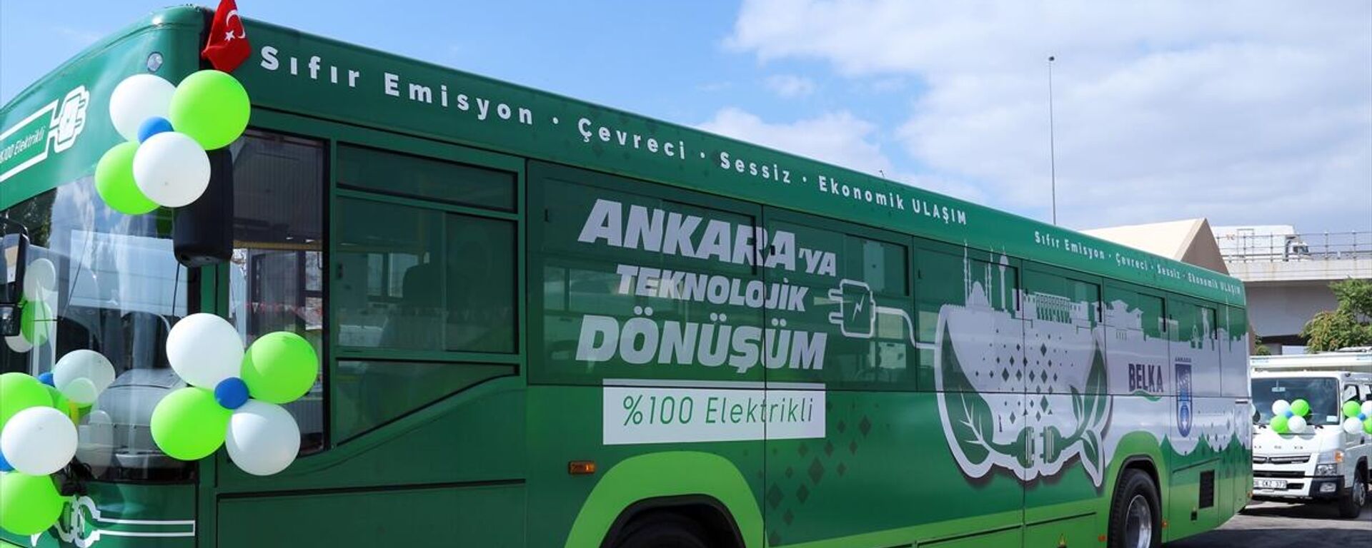 Ankara Büyükşehir Belediyesi`nin 22 otobüsü yüzde yüz elektrikle çalışacak - Sputnik Türkiye, 1920, 20.10.2021