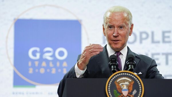 ABD Başkanı Joe Biden, sona eren G20 Zirvesi sonrası açıklama yaptı.  - Sputnik Türkiye
