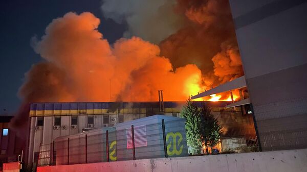 Bursa'da kimya fabrikasında yangın  - Sputnik Türkiye