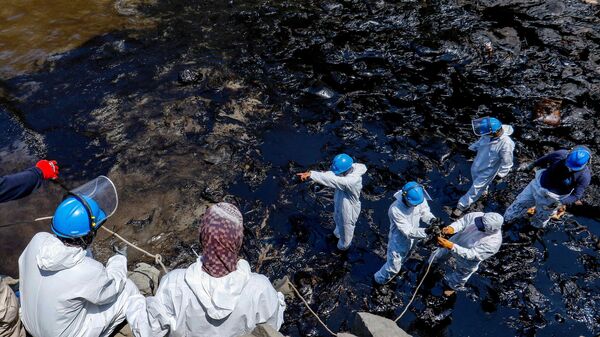 Peru'da petrol sızıntısı: Çevresel Acil Durum ilan edildi - Sputnik Türkiye