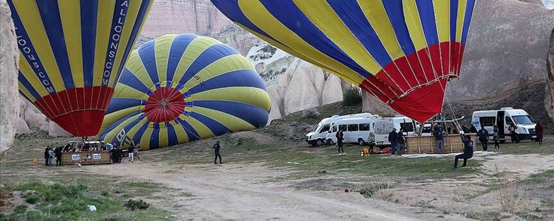 Kapadokya, uçan balon - Sputnik Türkiye, 1920, 05.04.2022
