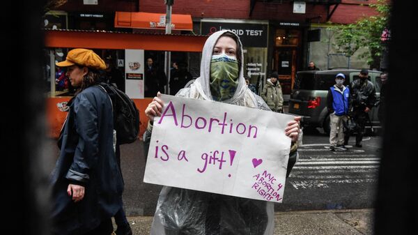 ABD'de kürtaj yasağı protesto edildi - Sputnik Türkiye