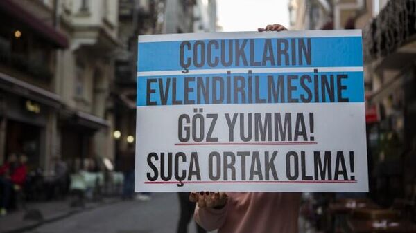 Çocukların evlendirilmesine göz yumma, suça ortak olma - Sputnik Türkiye