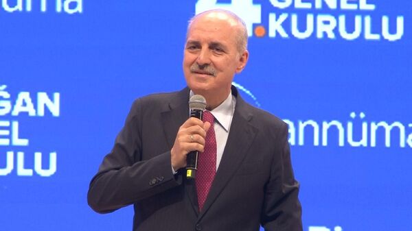 Adalet ve Kalkınma Partisi (AK Parti) Genel Başkanvekili Prof. Dr. Numan Kurtulmuş, - Sputnik Türkiye
