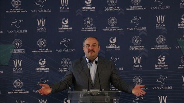 Sanayi ve Teknoloji Bakanı Mustafa Varank, - Sputnik Türkiye