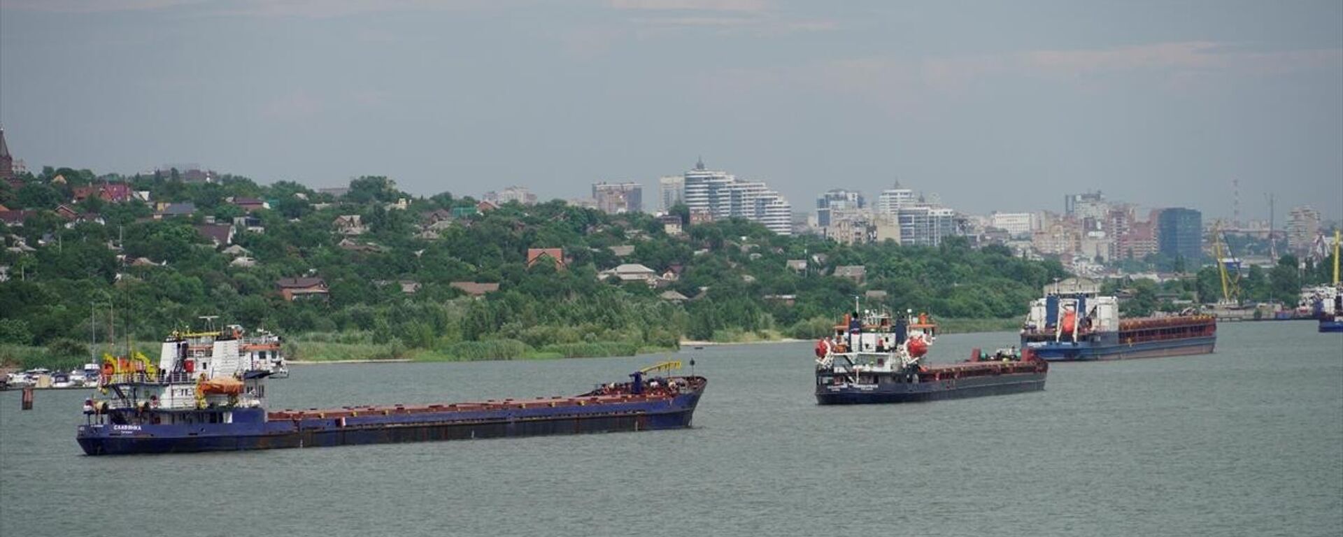 Rusya'nın Rostov-On-Don Limanı'nda, sevkiyatı yapılacak tahıllar gemilere yükleniyor - Sputnik Türkiye, 1920, 01.08.2022