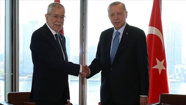 Cumhurbaşkanı Erdoğan, Avusturya Cumhurbaşkanı Van der Bellen ile görüştü - Sputnik Türkiye