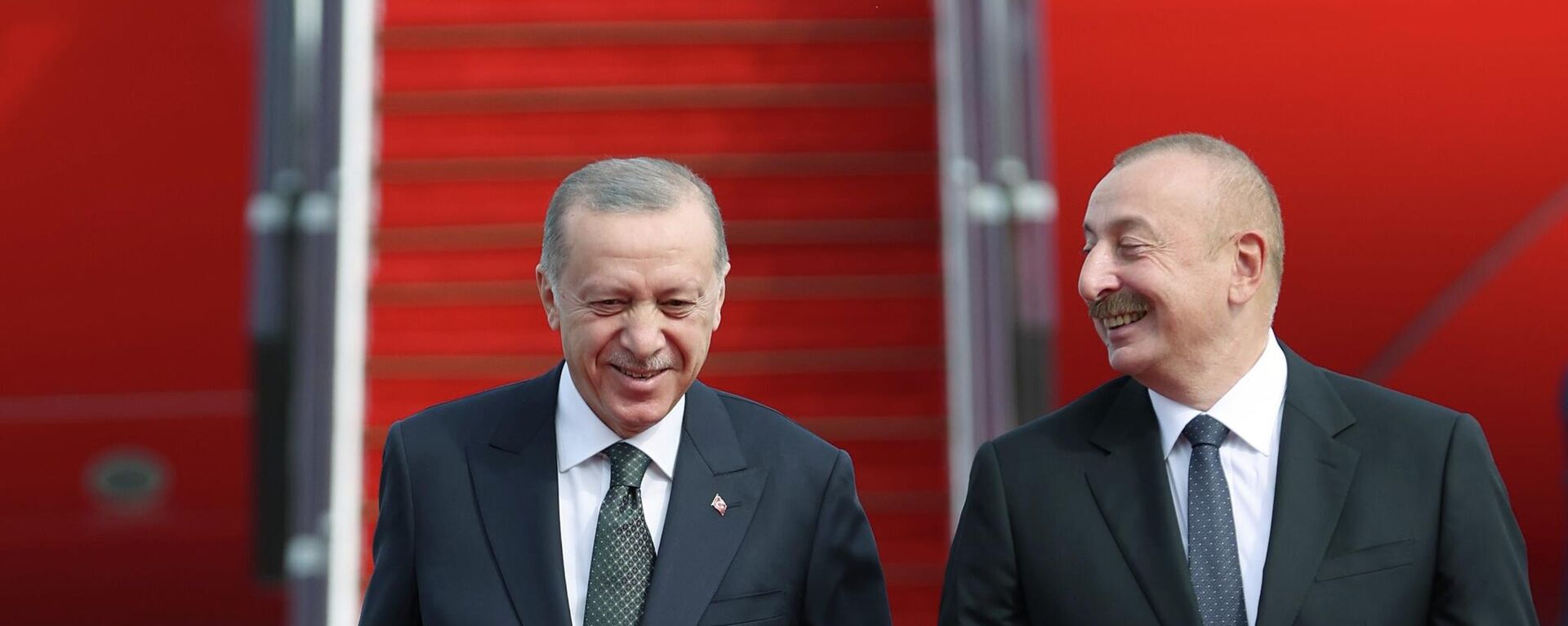 Cumhurbaşkanı Recep Tayyip Erdoğan Azerbaycan Cumhurbaşkanı İlham Aliyev  - Sputnik Türkiye, 1920, 24.09.2023