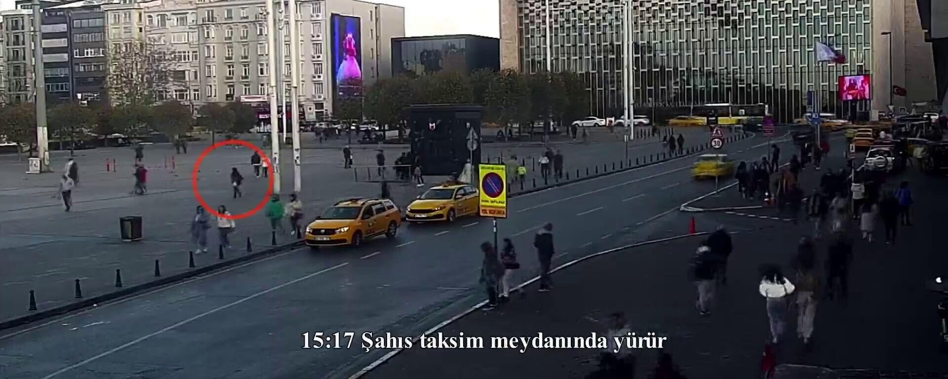 İstiklal Caddesi'ndeki saldırıyı gerçekleştiren teröristin yeni görüntüleri ortaya çıktı - Sputnik Türkiye, 1920, 17.11.2022