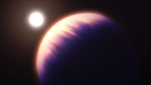 ABD Havacılık ve Uzay Ajansı'nın (NASA) James Webb Uzay Teleskobu, bir ötegezegenin atmosferini ayrıntılı olarak görüntüledi. - Sputnik Türkiye