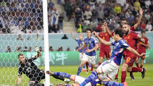 2022 Dünya Kupası E Grubu'nda maçlar tamamlandı. İspanya'yı 2-1 yenen Japonya lider olarak rakibiyle birlikte son 16'ya yükselirken, Kosta Rika ve Almanya turnuvaya veda etti.  - Sputnik Türkiye