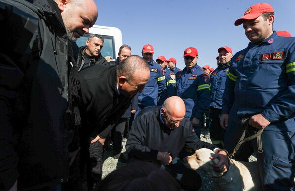 Türkiye'ye deprem için yurt dışından gelen ekipler çalışma yürüttü - Sputnik Türkiye