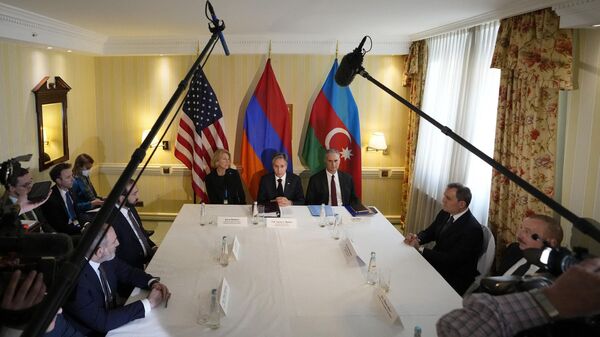 ABD, Ermenistan, Azerbaycan buluşması - Sputnik Türkiye