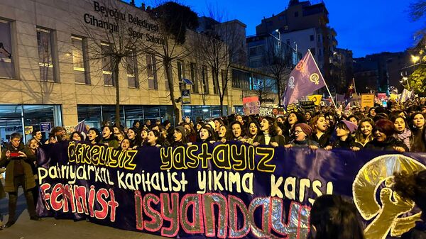 21. Feminist Gece Yürüyüşü  - Sputnik Türkiye