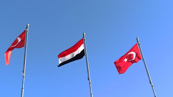 Türkiye ve Mısır bayrakları  - Sputnik Türkiye