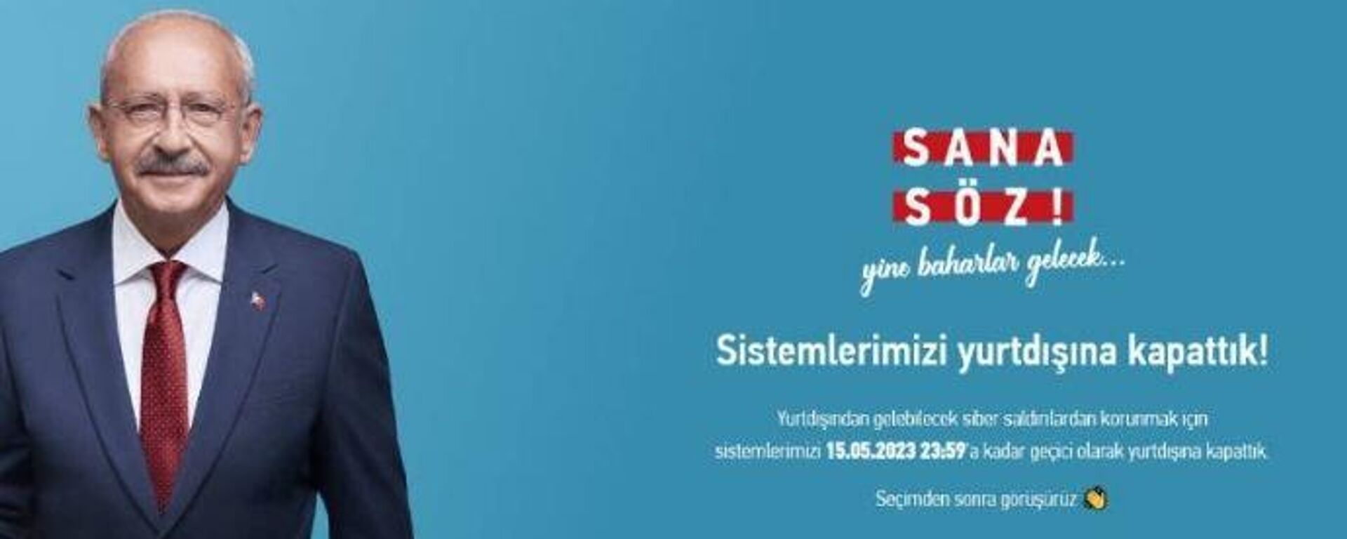 CHP Resmi Web Sayfasını Yurt Dışı Erişimine Kapattı - Sputnik Türkiye, 1920, 04.05.2023