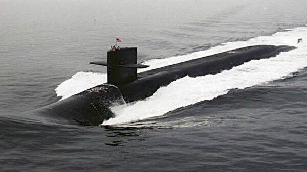 ABD denizaltısı USS Kentucky (nükleer savaş başlıklı balistik füze atma kabiliyetli) - Sputnik Türkiye