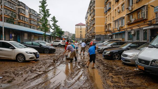 Çin’in başkenti Pekin’de şiddetli yağışlar - Sputnik Türkiye