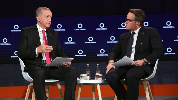 Cumhurbaşkanı Recep Tayyip Erdoğan, 13. Concordia Yıllık Zirvesi - Sputnik Türkiye