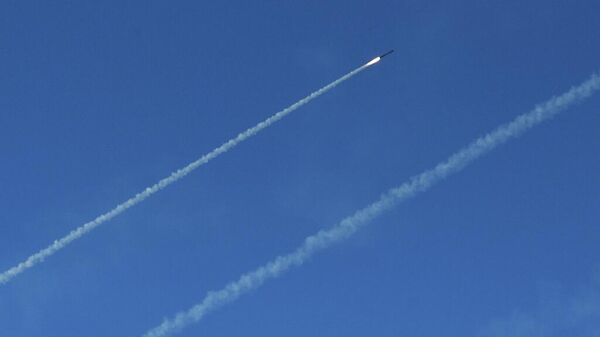 Gazze İsrail ordusu hava savunma sistemi roket - Sputnik Türkiye