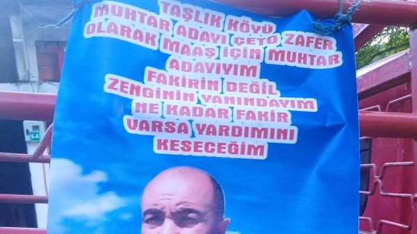 'Fakirin değil, zenginin yanındayım' diyen muhtar adayına ceza kesildi - Sputnik Türkiye