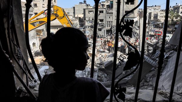Gazze İsrail saldırı bomba Filistin - Sputnik Türkiye