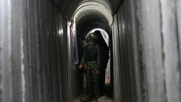 Filistin Gazze tünel Hamas - Sputnik Türkiye