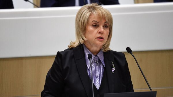 Rusya Merkezi Yüksek Seçim Komisyonu Başkanı Ella Pamfilova - Sputnik Türkiye