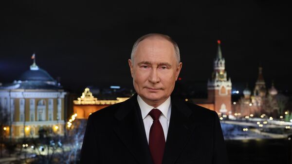 Rusya Devlet Başkanı Vladimir Putin 2024 yeni yıl konuşma - Sputnik Türkiye