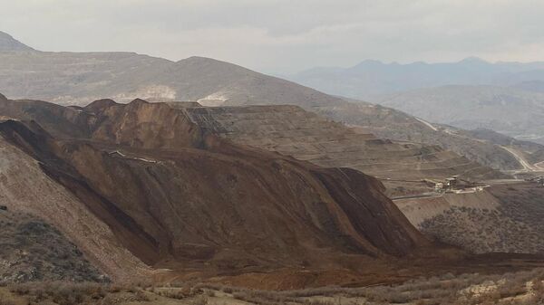 Erzincan'da maden ocağındaki toprak kayması - Sputnik Türkiye