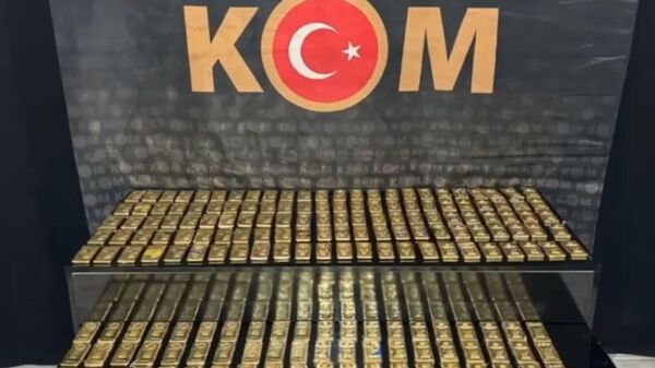 Hakkari'de 221 kilogram kaçak külçe altın ele geçirildi - Sputnik Türkiye