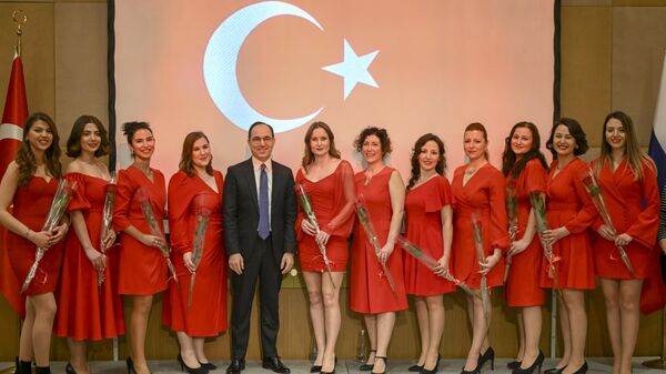 Türkiye’nin Moskova Büyükelçiliği’nde 8 Mart Dünya Kadınlar Günü - Sputnik Türkiye